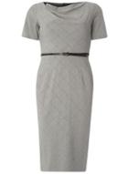 Dorothy Perkins Black And White Check Pencil Dress