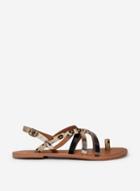 Dorothy Perkins Multi Coloured Josette Animal Print Strap Sandals