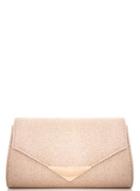 Dorothy Perkins *quiz Gold Shimmer Clutch Bag