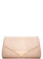 Dorothy Perkins *quiz Gold Shimmer Clutch Bag