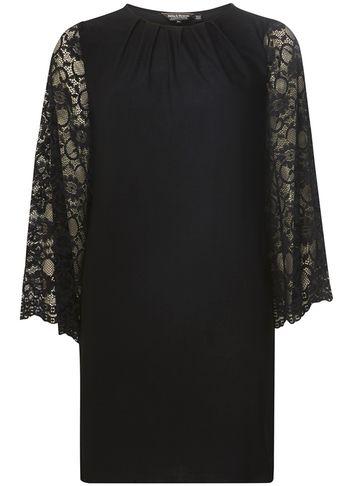 Dorothy Perkins *billie & Blossom Black Lace Sleeve Shift Dress