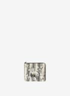 Dorothy Perkins Black Embroidered Stripe Mini Purse