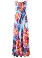 *showcase Multi Colour Tropical Print 'natalie' Maxi Dress