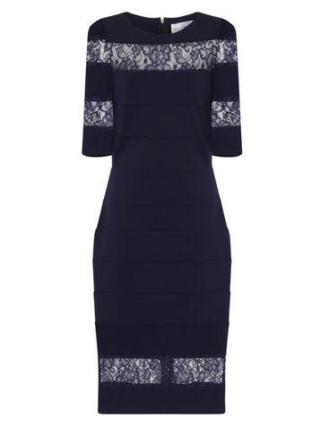 Dorothy Perkins *paper Dolls Navy Lace Dress
