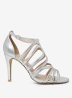 Dorothy Perkins Wide Fit Silver 'blossom' Sandals