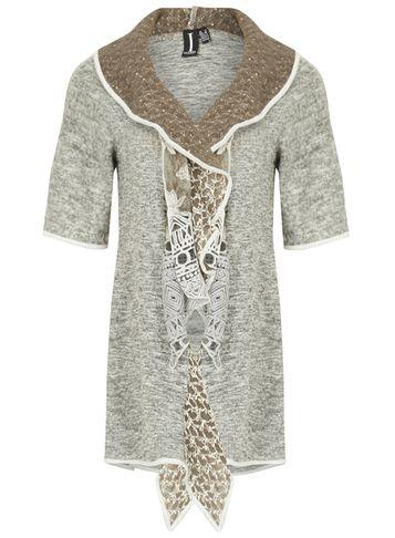Dorothy Perkins *izabel London Multi Grey Floral Cardigan