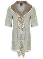 Dorothy Perkins *izabel London Multi Grey Floral Cardigan