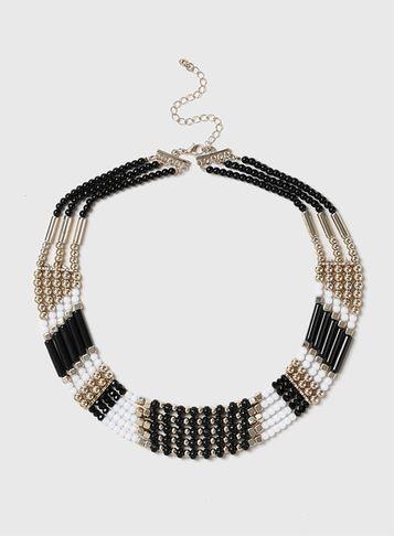 Dorothy Perkins Multi Coloured Beaded Collar Necklace