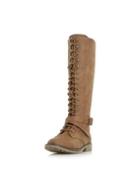 Dorothy Perkins *head Over Heels By Dune 'tibbie' Tan Flat Boots