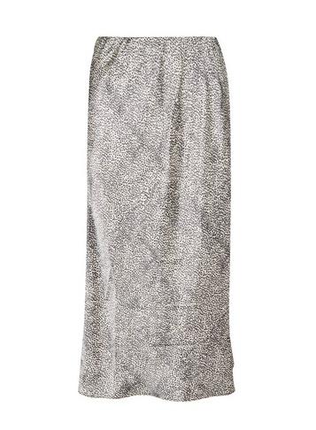Dorothy Perkins Petite Multi Coloured Leopard Print Satin Skirt