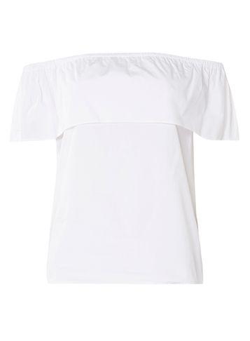 Dorothy Perkins White Cotton Bardot Top