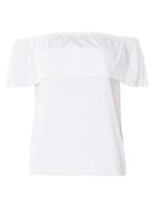 Dorothy Perkins White Cotton Bardot Top