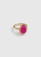 Dorothy Perkins Fuchsia Pink Stone Ring