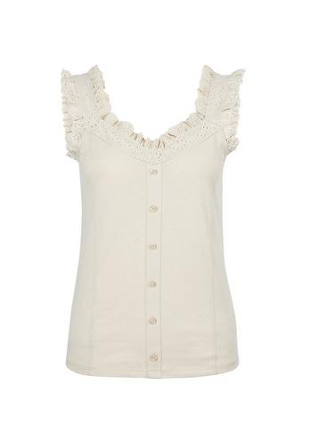 Dorothy Perkins Stone Broidery Trim Vest