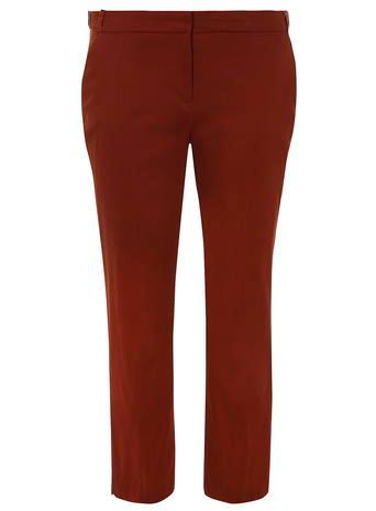 Dorothy Perkins Ginger Orange Cotton Crop Trousers