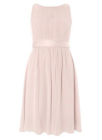 Dorothy Perkins *showcase Petite Blush 'beth' Prom Dress