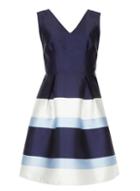 Dorothy Perkins *luxe Navy Stripe Prom Dress