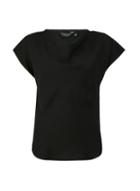 Dorothy Perkins Black Colour Cowl Neck T-shirt