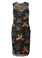 Dorothy Perkins Embroidered Mesh Pencil Dress