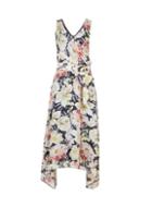 *billie & Blossom Tall Navy Floral Print Skater Dress