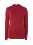 Dorothy Perkins *tall Red High Neck Top
