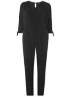 Dorothy Perkins Dp Curve Black Jersey Jumpsuit