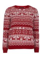 Dorothy Perkins Red Fairisle Christmas Jumper