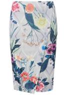 Dorothy Perkins Multi Colour Floral Print Pencil Skirt