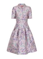 Dorothy Perkins *chi Chi London Purple Collared Midi Dress