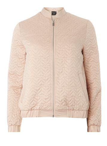 Dorothy Perkins Blush Quilted Bomber Jacket