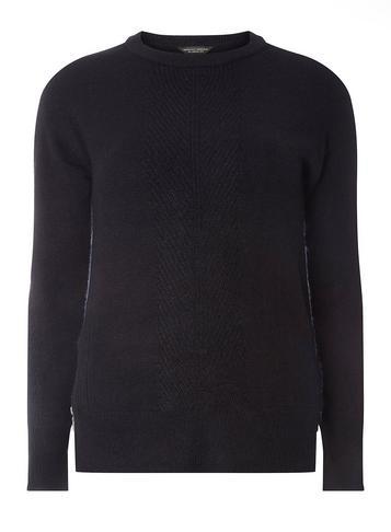 Dorothy Perkins Navy Side Zip Jumper