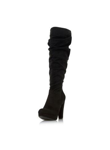 Dorothy Perkins *head Over Heels By Dune Black 'sophey' Heeled Boots