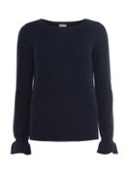 Dorothy Perkins *vero Moda Navy Frill Sleeve Jumper