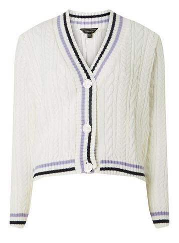 Dorothy Perkins Ivory Cricket Cardigan