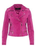 *vero Moda Hot Pink Suede Jacket
