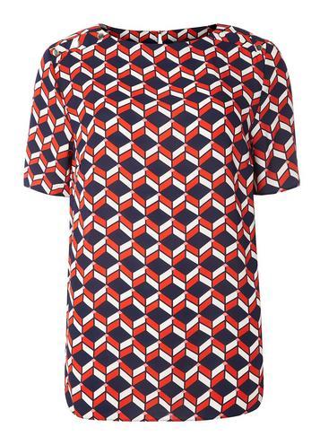 Dorothy Perkins *tall Geometric Print T-shirt