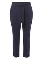 Dorothy Perkins Navy Tapered Trousers