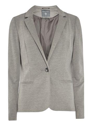 Dorothy Perkins *tall Grey Ponte Blazer