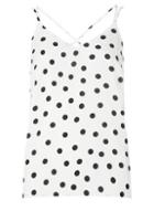 Dorothy Perkins Cream Spot Piped Camisole Top
