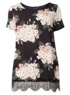 Dorothy Perkins Dp Curve Blush Blossom Floral Top