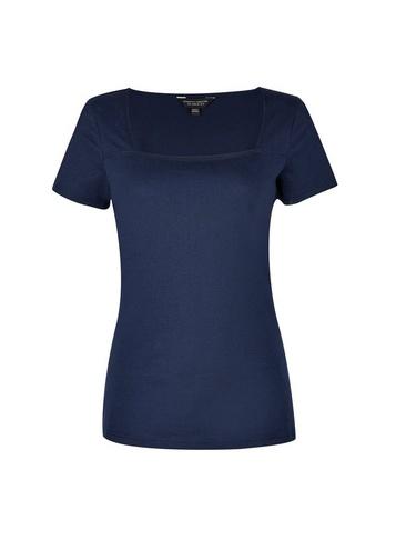 Dorothy Perkins Navy Square Neck T-shirt