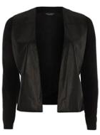 Dorothy Perkins Black Pu Panel Jacket