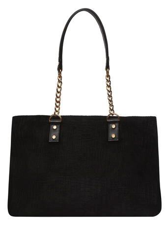 Dorothy Perkins Black 'sage' Leather Tote Bag