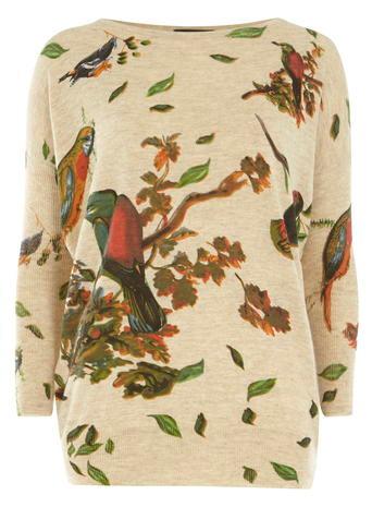 Dorothy Perkins *tenki Printed Parrot Jumper