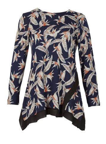 *tenki Blue Floral Jumper