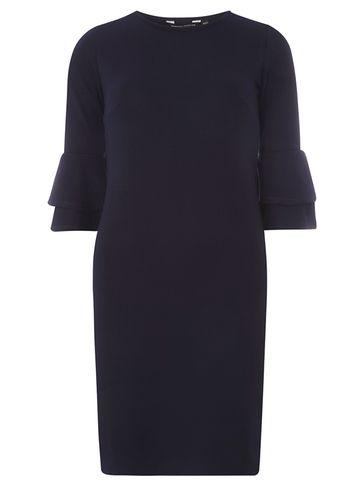 Dorothy Perkins Navy Textured Shift Dress