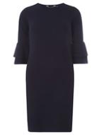 Dorothy Perkins Navy Textured Shift Dress