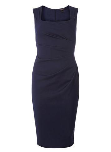Dorothy Perkins *scarlett B Navy 'lydia' Bodycon Dress