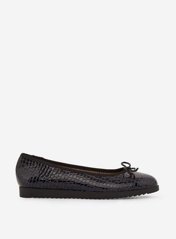 Dorothy Perkins Wide Fit Navy Panther Pumps