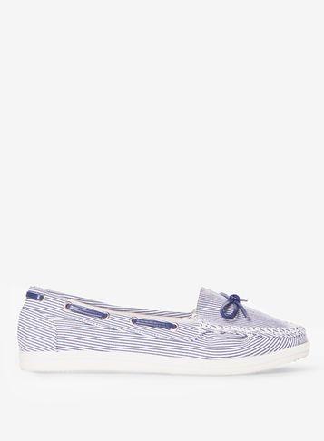 Dorothy Perkins Wide Fit Striped 'loat' Loafers